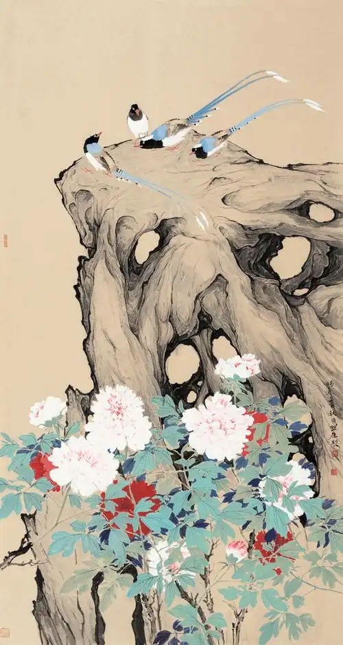 "彩卉中原"郑州市第三届花鸟画作品展将于3月16日