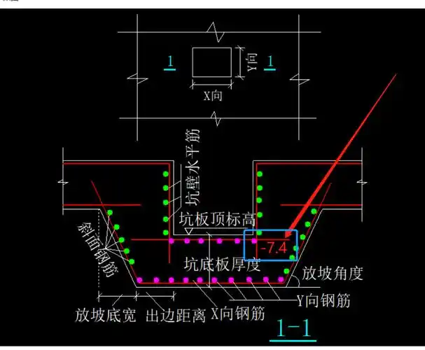 4,独立基础顶标高为-5.9