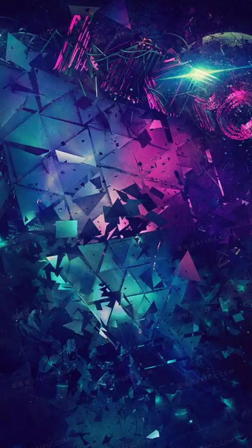 时尚炫酷梦幻h5背景