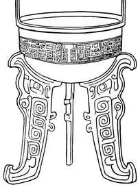 雕刻工具的简笔画怎么画古董鼎的简笔画司古代鼎简笔画青铜鼎简笔画