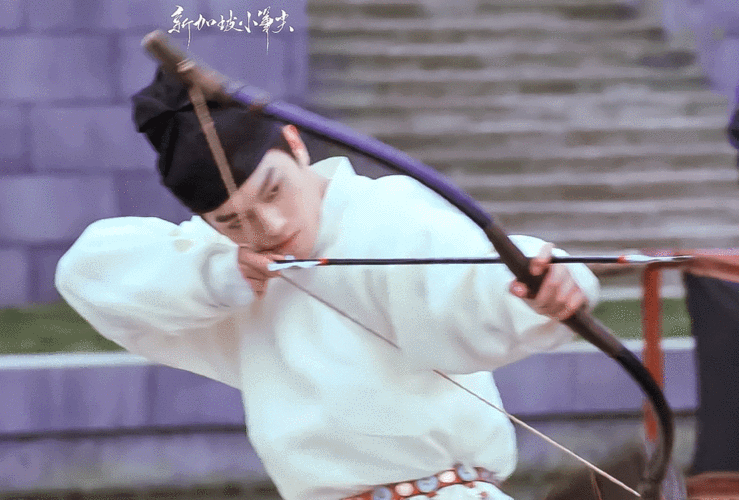 男明星古装射箭瞬间,谁飒到你了?