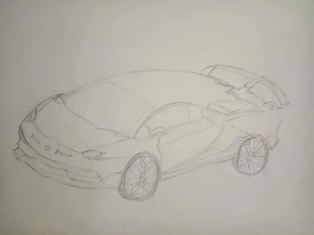 兰博基尼手绘