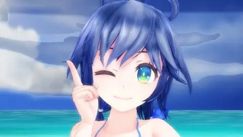 [mmd]私の时间泳装洛天依