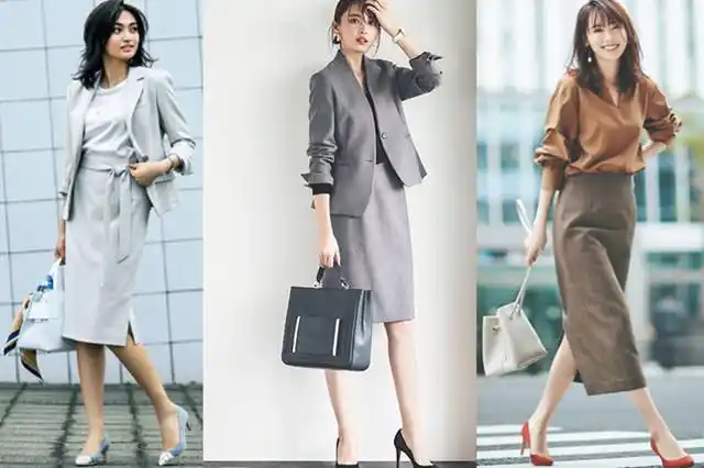 有一双基础款的高跟鞋很方便,黑色,米色,或者可搭配服装配色的颜色等