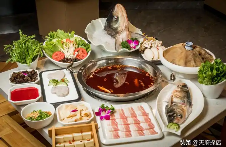 西安吃鱼头的地方,西安谭鱼头火锅地址