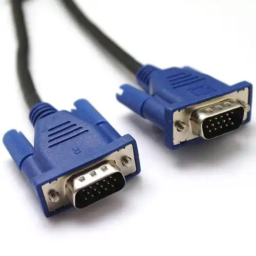 dellhp高清vga线15针电脑显示器电视延长线数据线投影线视频线黑色15