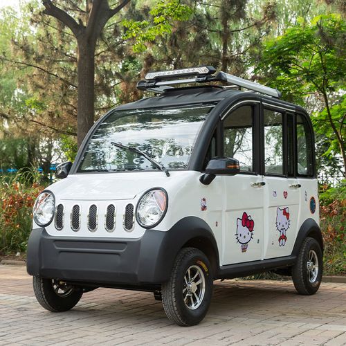 电动汽车成人新款四轮车带棚轿车迷你型全封闭女性家用新能源代步