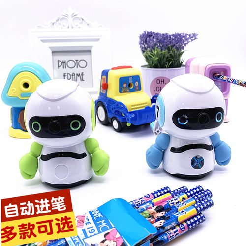 小学生转笔刀铅笔刀手摇卷笔刀削笔器卡通自动进笔刨笔机文具用品