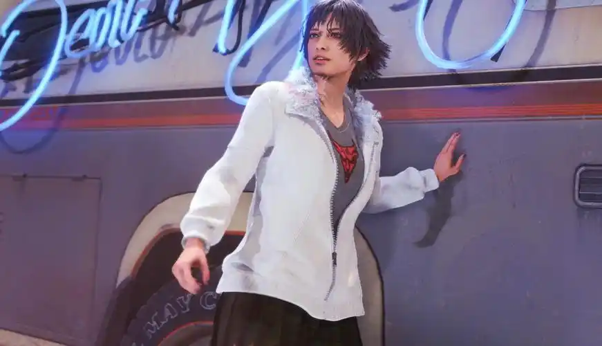 鬼泣5蕾蒂白色休闲外套短裙mod