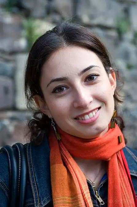 亚美尼亚,靠近,埃里温,年轻,女人,肖像_高清图片_全景视觉