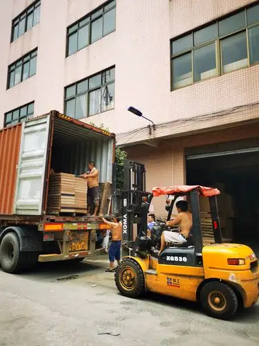 桔花装货柜实物图