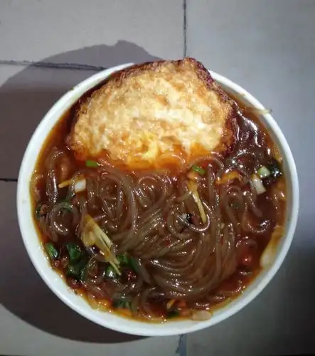张景卓同学的鸡蛋粉丝汤,看着就很诱人