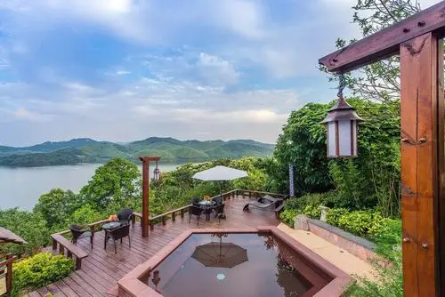 溧阳天目湖涵田度假村酒店1晚套餐依山房1晚含早住宿精美双人早餐双人