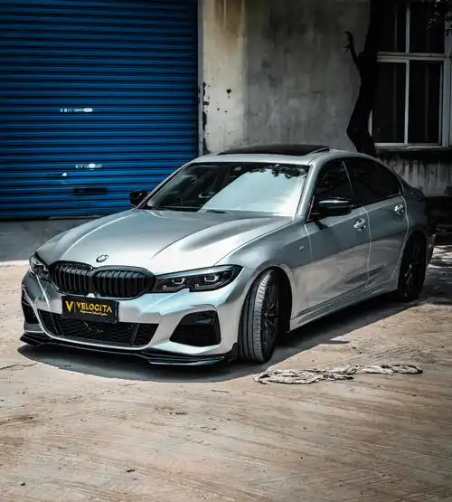 宝马新3系gt银改色膜