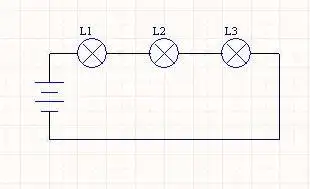 用3个小灯泡,两节电池,导线若干,画一个串联,一个并联,画两个电路图