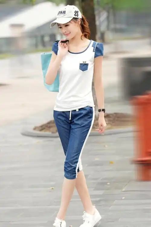 厂家批发2013夏装新款韩版女装 时尚休闲女款短袖 女士套.