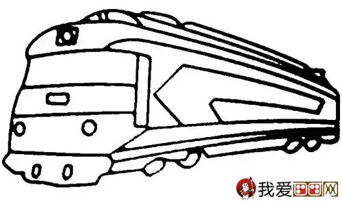 儿童简笔画火车有关火车简笔画图片大全3