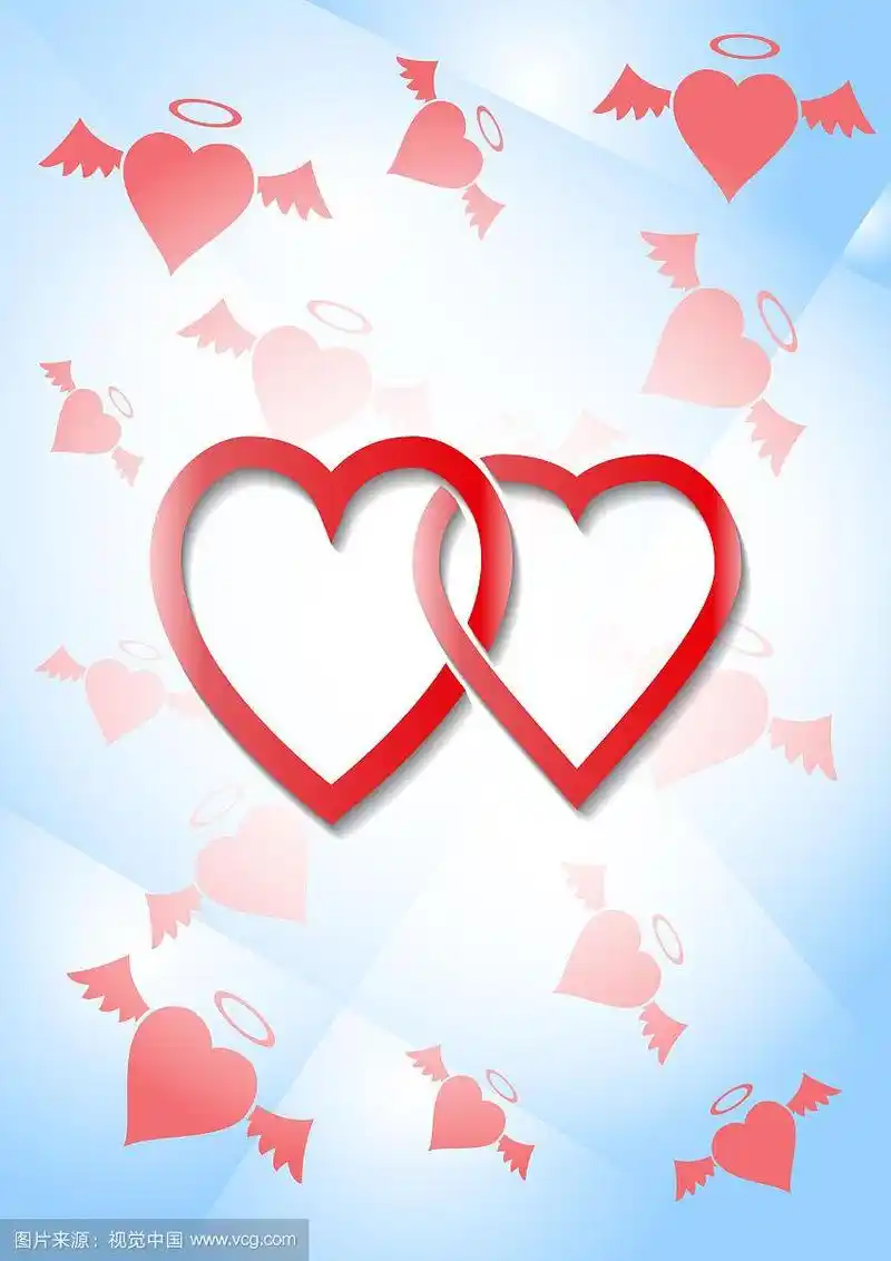 两颗心交织在一起