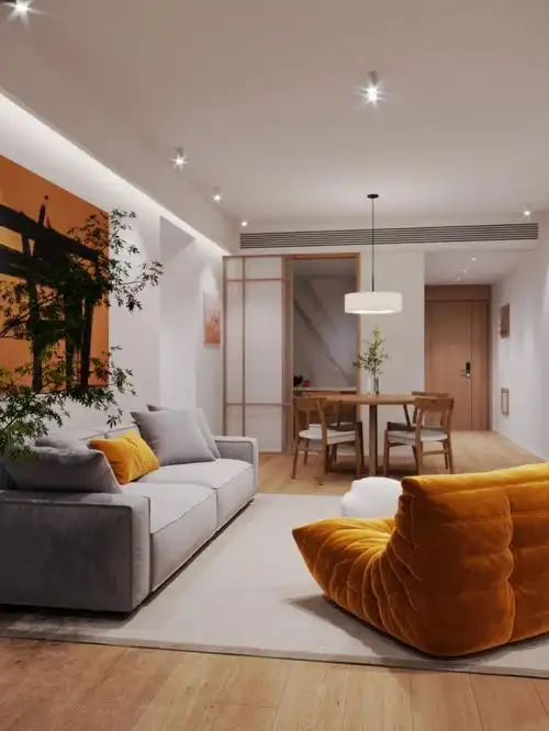 普通人家的装修100㎡原木色日式风格的家