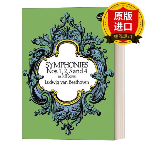 英文原版 symphonies nos.