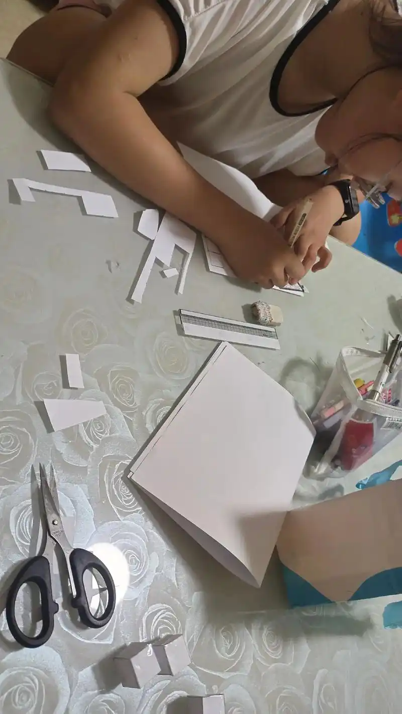 手工制作正方体