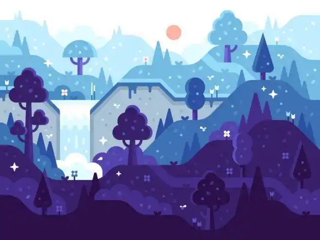 【审美练习|插画】运用邻近色创作的插画作品,画面干净不杂乱,在