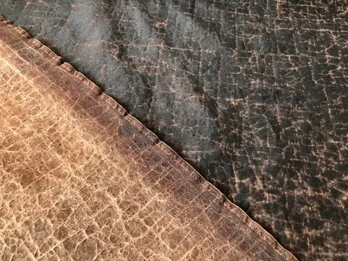 正宗顺德全真丝30姆米加厚老料龟裂纹香云纱面料龟纹莨绸旗袍布料