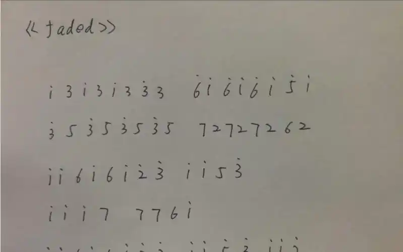 【sky光遇】《faded》数字简谱