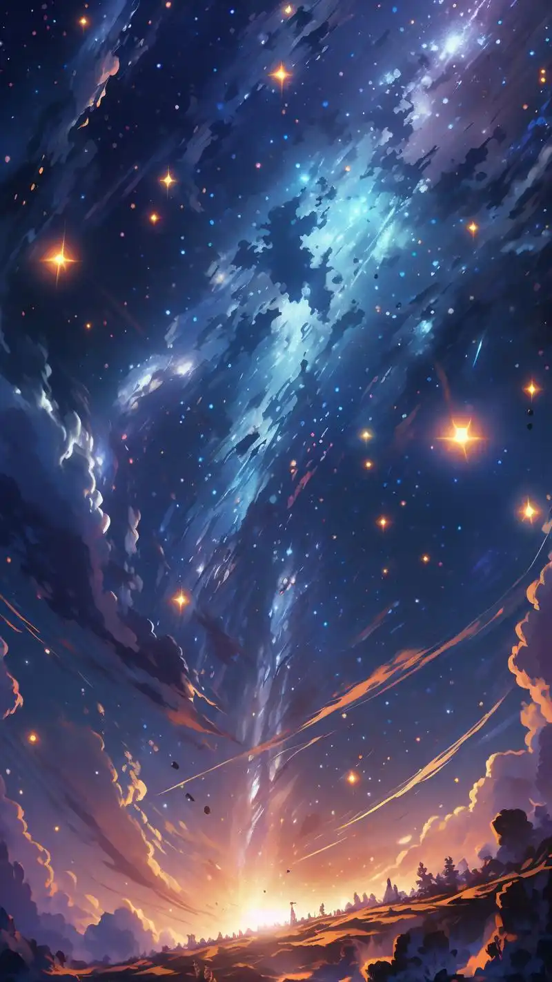 二次元星空壁纸,可爱到冒泡啦🌌✨ 来来来,二次元控们看过来!