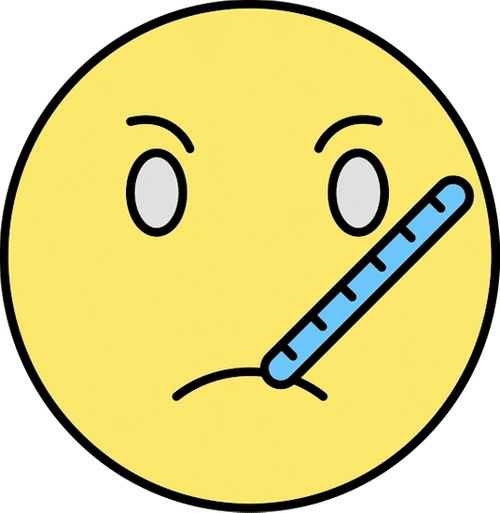 sick face emoji