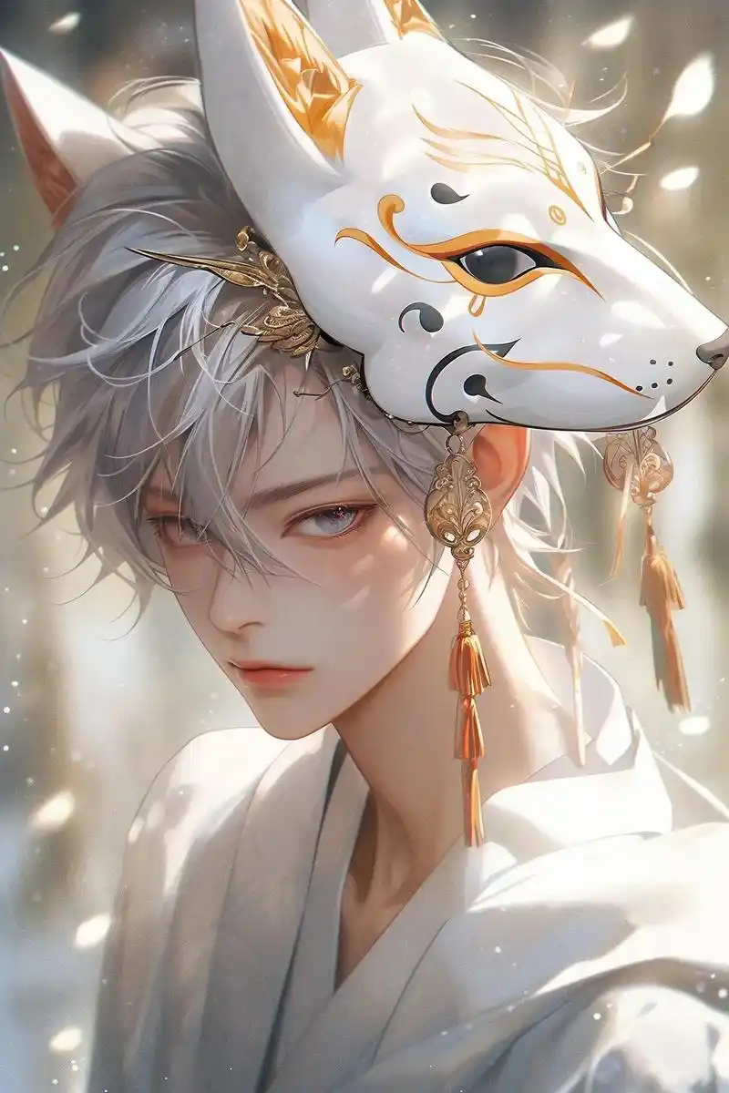 绝美狐狸男.#绝美 #绝美古风 #小说男主脸 #这谁顶得住啊 - 抖音