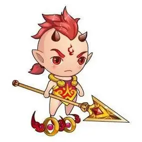 如何画西游记人物卡通简笔画之红孩儿如何画西游记人物卡通简笔画之