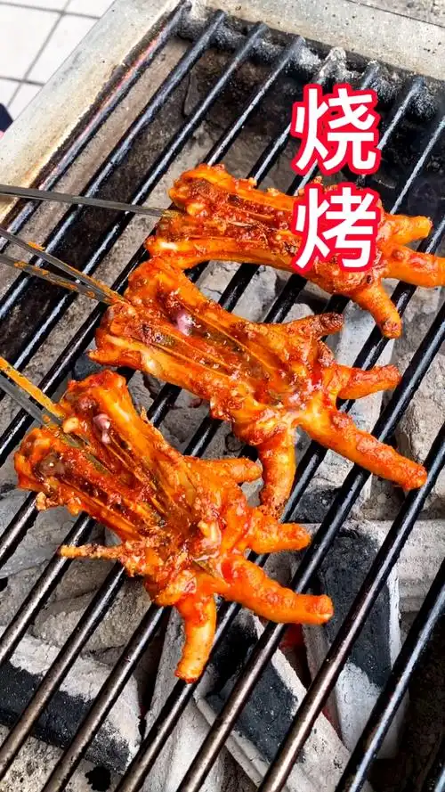重庆麻辣风烧烤#特色烧烤鸡爪,重庆麻辣风特色烧烤技术