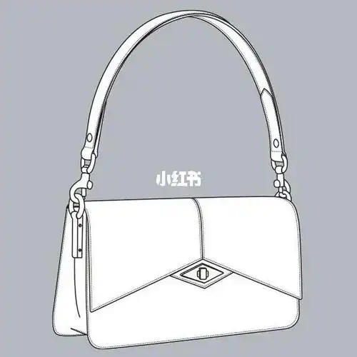 设计学习分享|包包平面线稿图