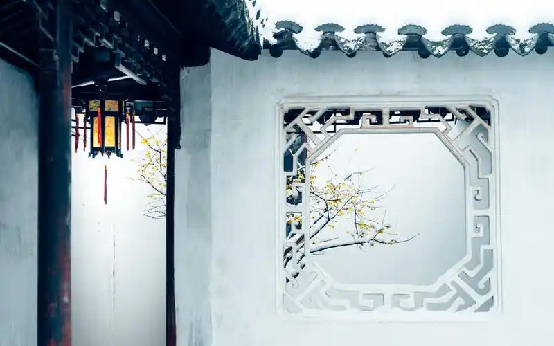 古典诗意雪景图片壁纸(4/5)