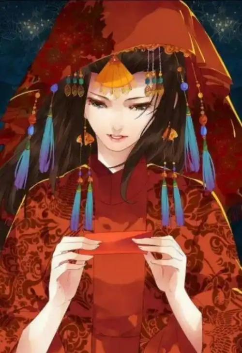 红衣少女~新婚_动漫图片_我要个性网