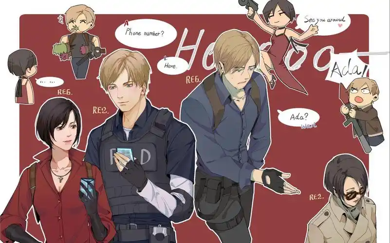 【混剪|生化危机/la/里昂x艾达/leon&ada】until next time, leon