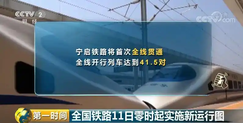 今起,全国铁路实施新运行图!看有你家那里不?