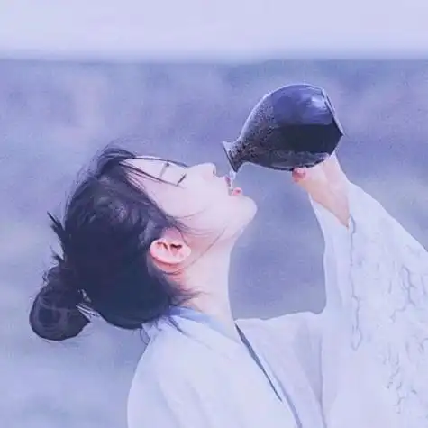 动漫古风喝酒女头像 动漫头像图片大全 -【爱个性】