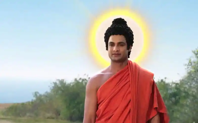 得知自己的儿子要跟随佛陀出家,他无奈对佛陀说:也许这是我往世的罪孽