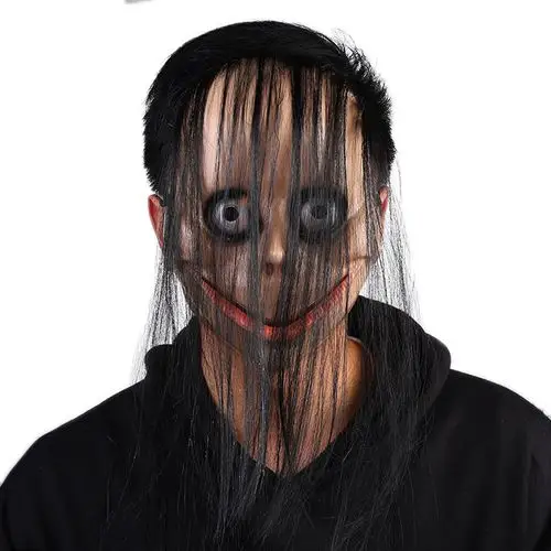 halloween万圣节鬼屋装饰面具 恶作剧玩偶恐怖吓人迷你吊鬼头套