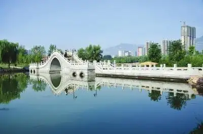 林州市人民公园 寒冰摄