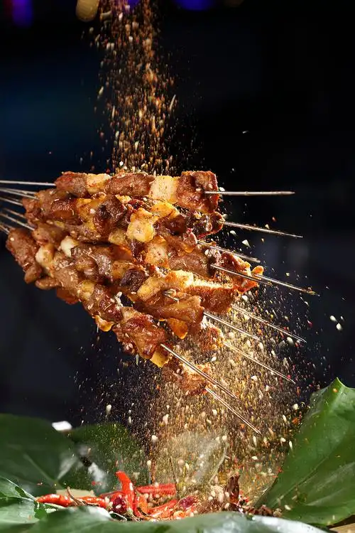 各类烧烤菜品照拍摄