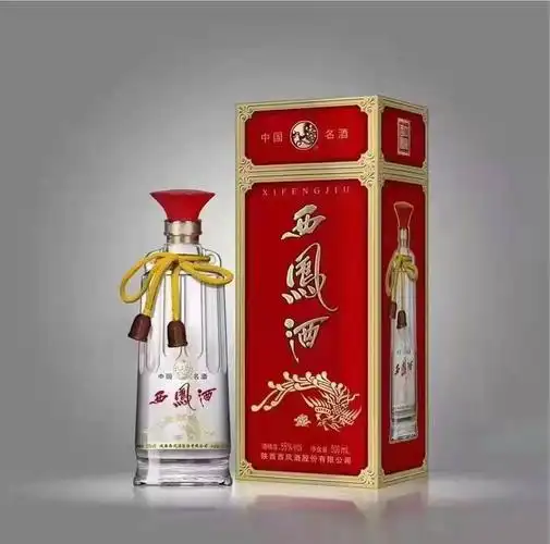 55度西凤酒双耳西凤 凤香型白酒纯粮固态经典复古500毫升1盒