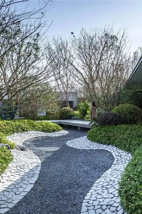 砾石完美应景搭配_碎石_组合_河流