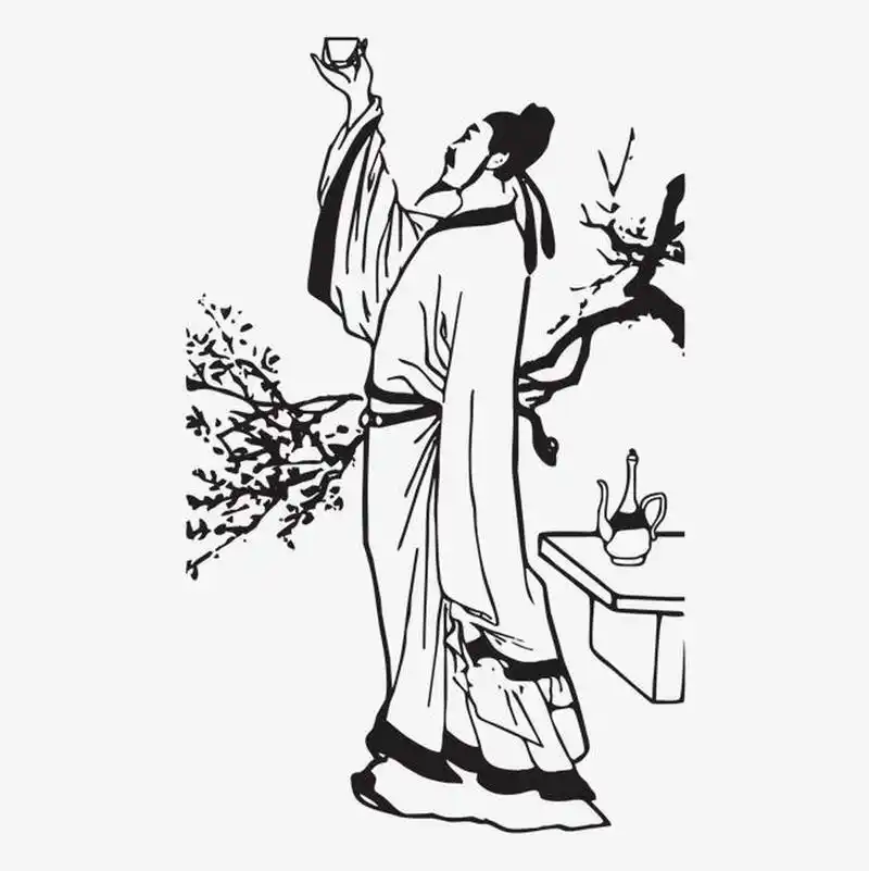 杯酒的诗怀        文/白荷 今晚我以一杯酒的量, 举杯邀月学一学李白