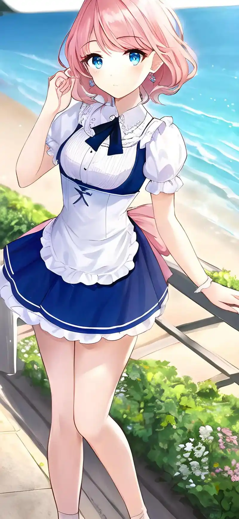 二次元少女高清壁纸!二次元动漫短发少女