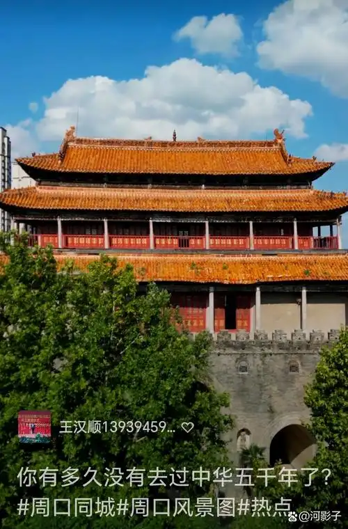 周口中华五千年古建筑和荷花市场也消失了…摄影师河影子.
