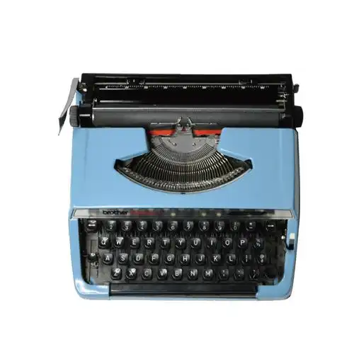 日本产品品质老式英文打字机brother机械复古家居打字机