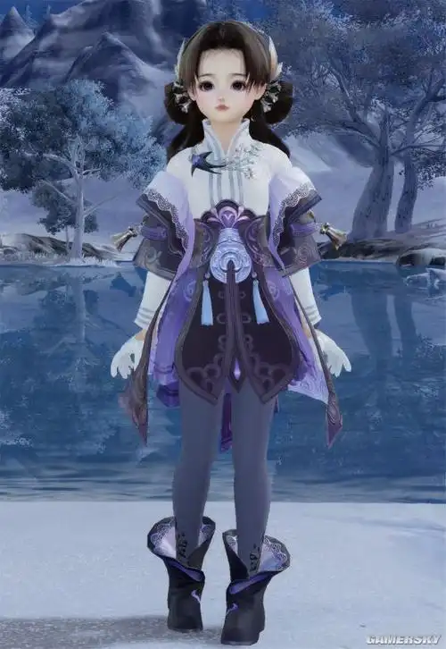 剑网3花萝校服实装图赏 万花萝莉门派套展示|游民星空